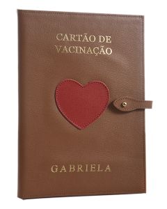Porta Cartão de Vacinação - Coração