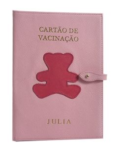 Porta Cartão de Vacinação - Urso